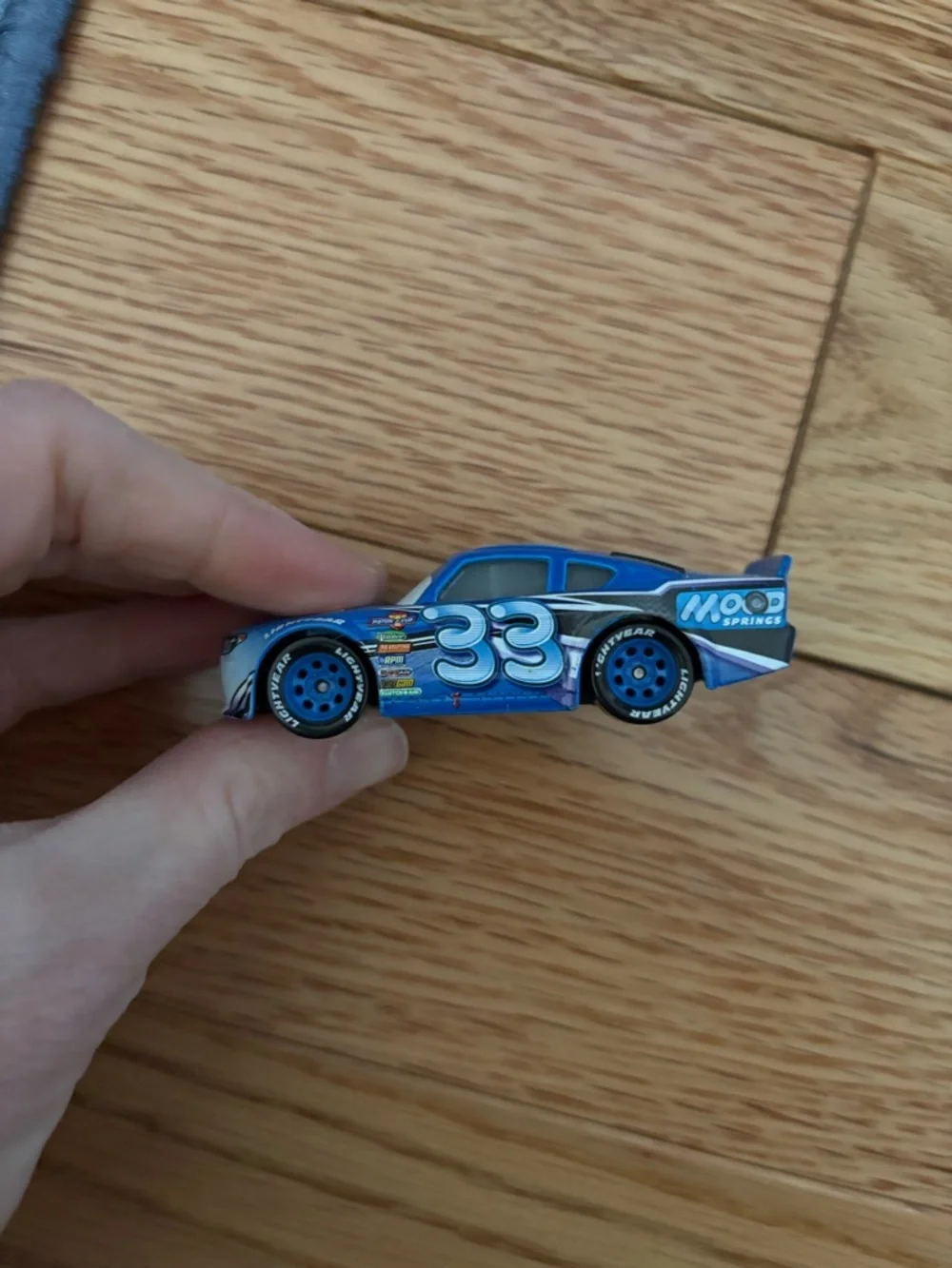 DISNEY PIXAR CARS DUD THROTTLEMAN MOOD SPRINGS